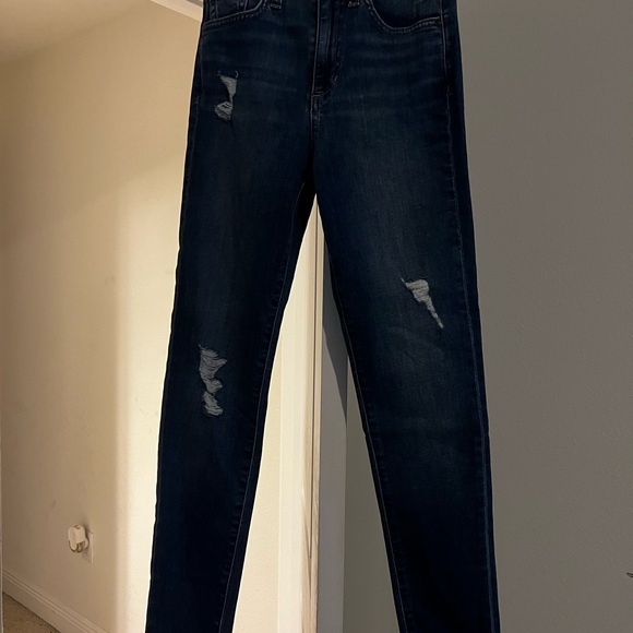 Joe's Jeans High Rise Skinny Ankle Jeans - Blue - Picture 2 of 4